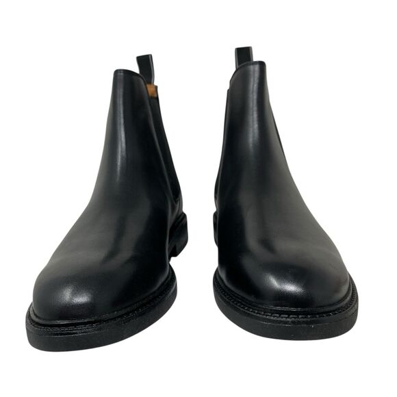 Polo Ralph Lauren Chelsea Boots Mens 10.5 Black Asher Leather Classic Luxury NWB main image 3